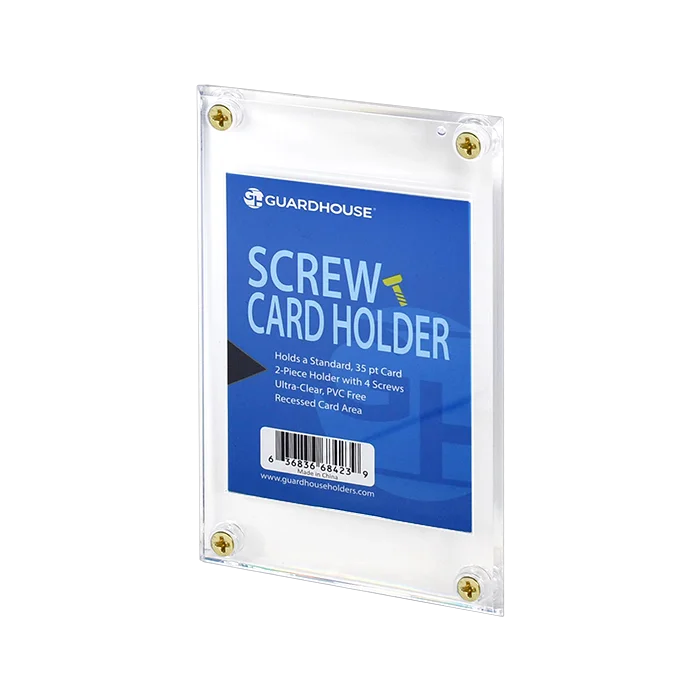 Screw Card Holders - Recessed 1/4"