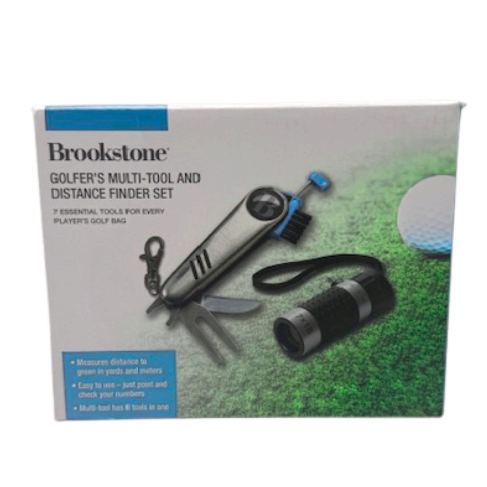 Golfer’s Multi Tool and Distance Finder Set with 7 Essential Accessories (pack of 5)