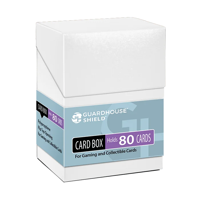 Flip-top Card Box - White