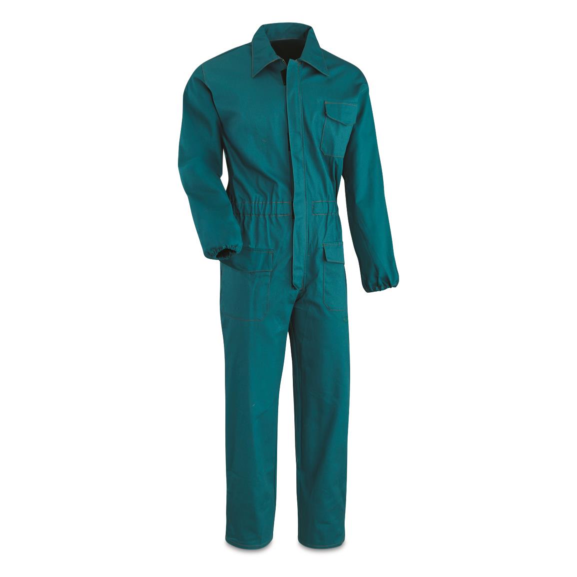 Italian Navy Surplus Cotton Coverall, New — XL / Supplier Olive Drab
