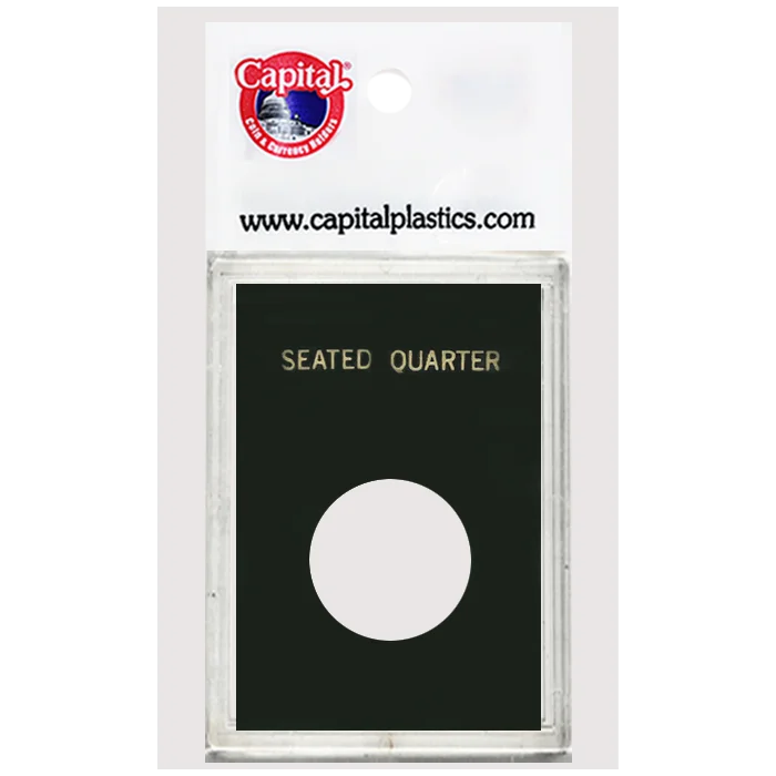 Capital Plastics Caps Coin Holder - Seated Liberty Quarter