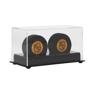 Acrylic Double Hockey Puck Display *LTD STOCK*