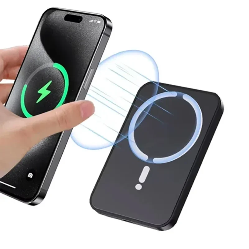 Magnetic wireless car charger for air vents, compatible with iPhone 12 to 17 — representative supplier photograph