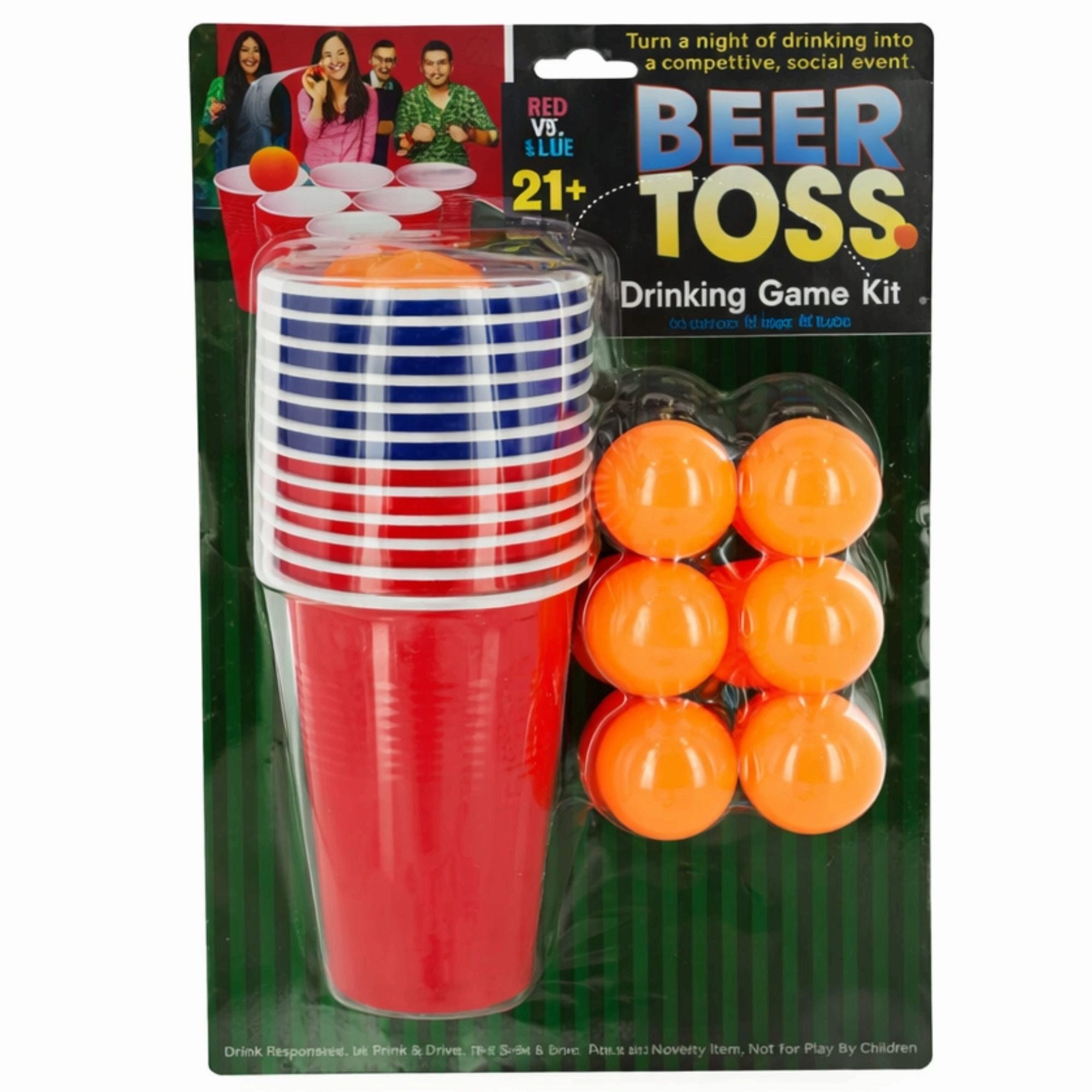 Bulk 12-Pack: Beer Toss Drinking Game Kit