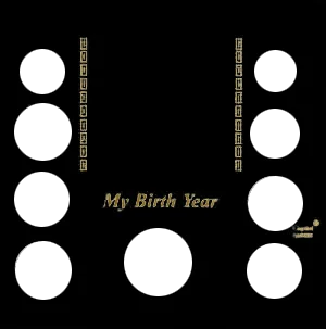 My Birth Year (.5, 5 quarters, .10, .05, .01)