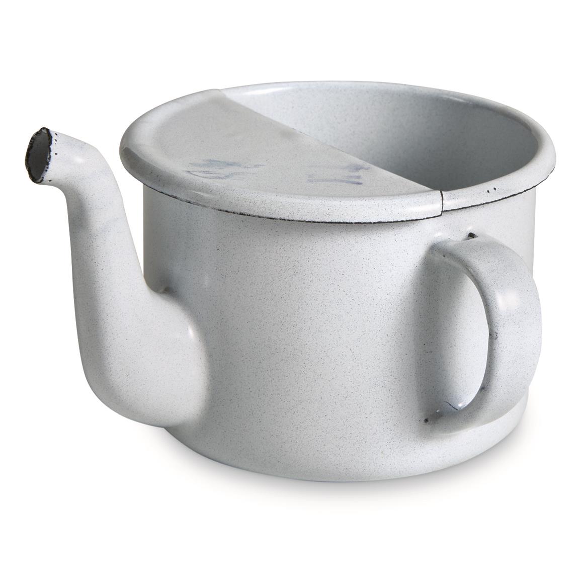 Czech Republic Military Surplus Enamel Hospital Drinking Cup, New