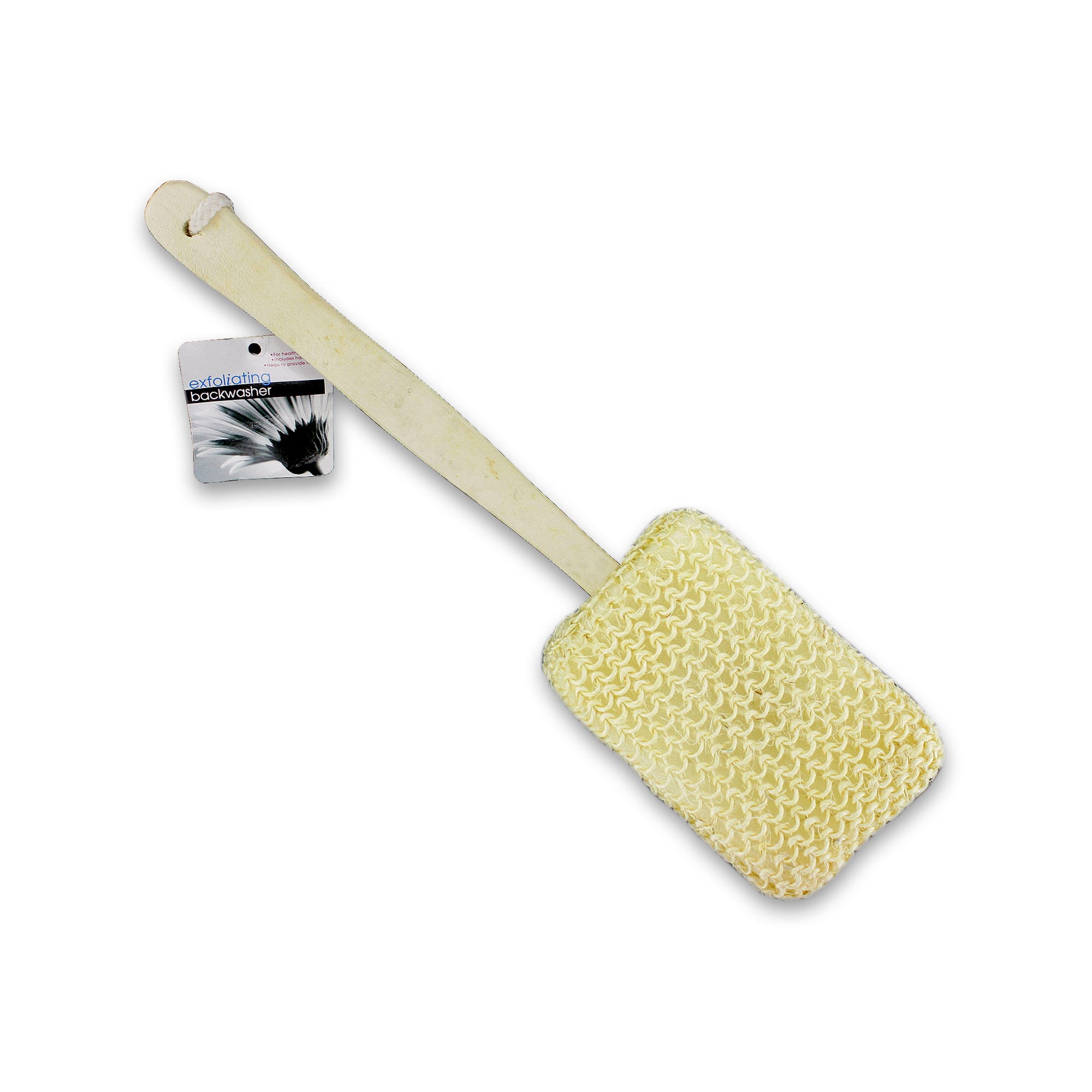 Bulk 24-Pack: Exfoliating Backwasher with Wooden Handle