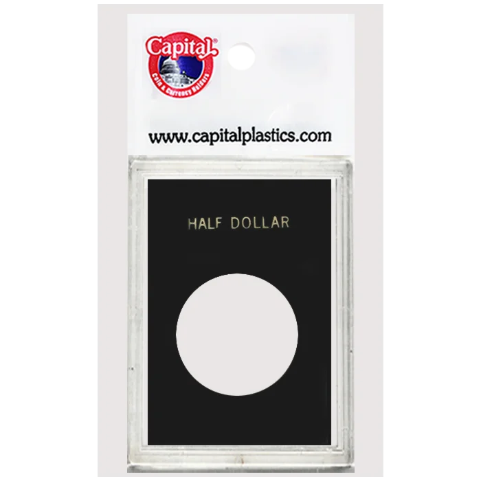 Capital Plastics Caps Coin Holder - Half Dollar