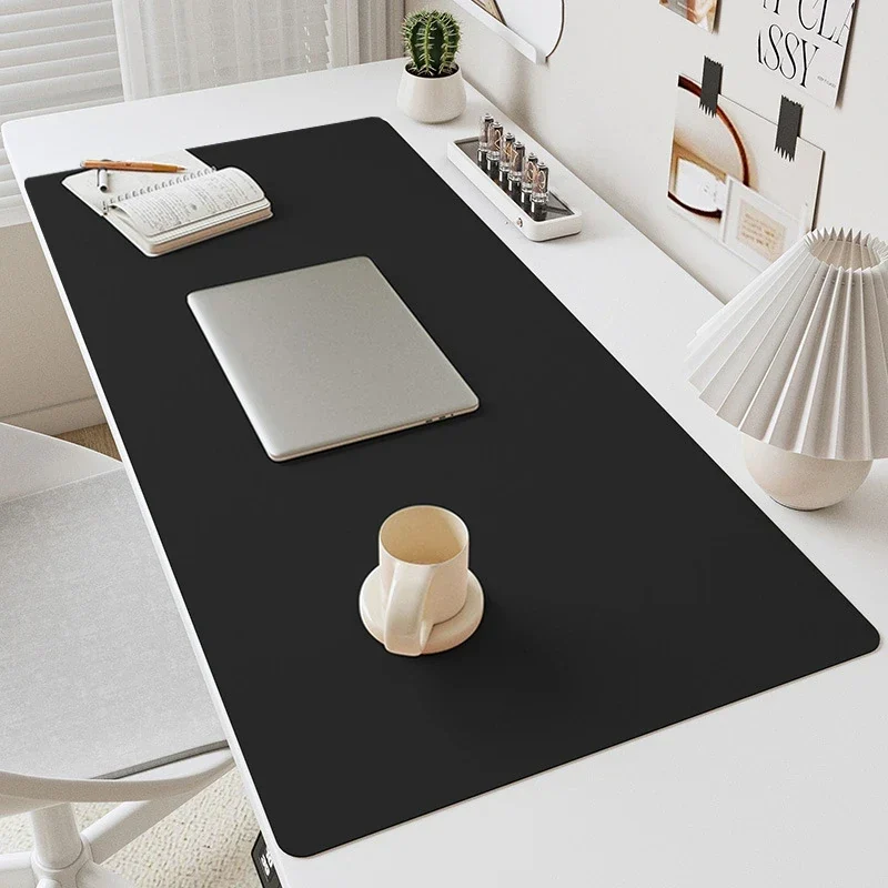 Faux-leather desk mat and large mouse pad, 30 x 60 or 40 x 80 cm