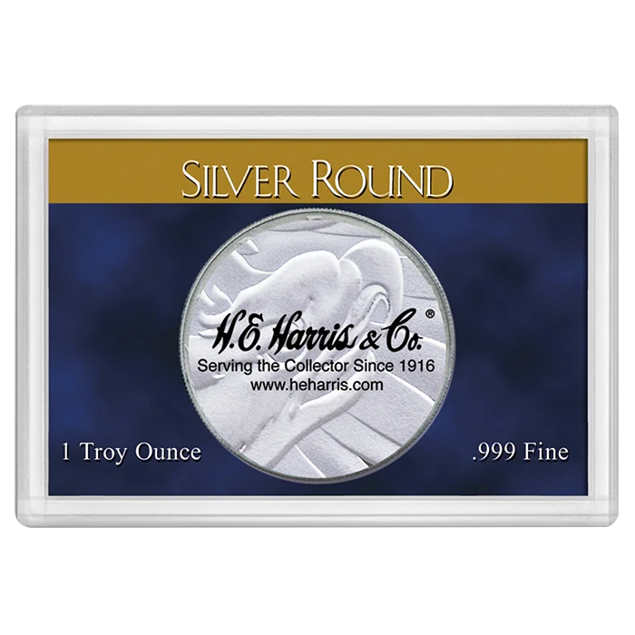 Silver Round Frosty Case