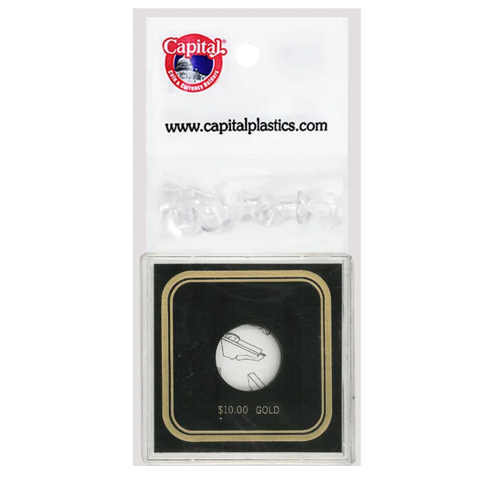 Capital Plastics VPX Coin Holder - $10.00 Gold