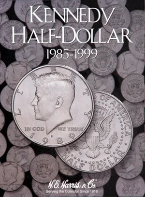 Kennedy Half Dollar Folder No. 2 1985-1999