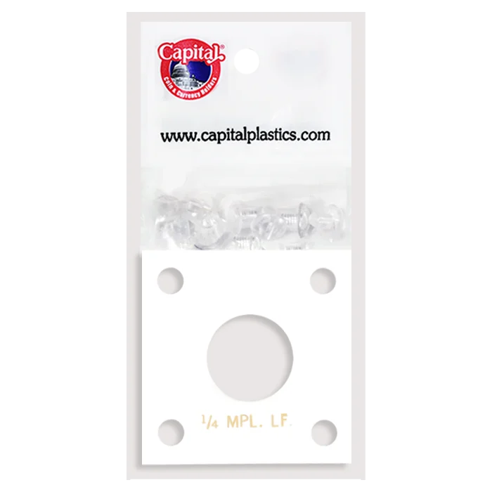 Capital Plastics 144 Coin Holder - 1/4 oz. Maple