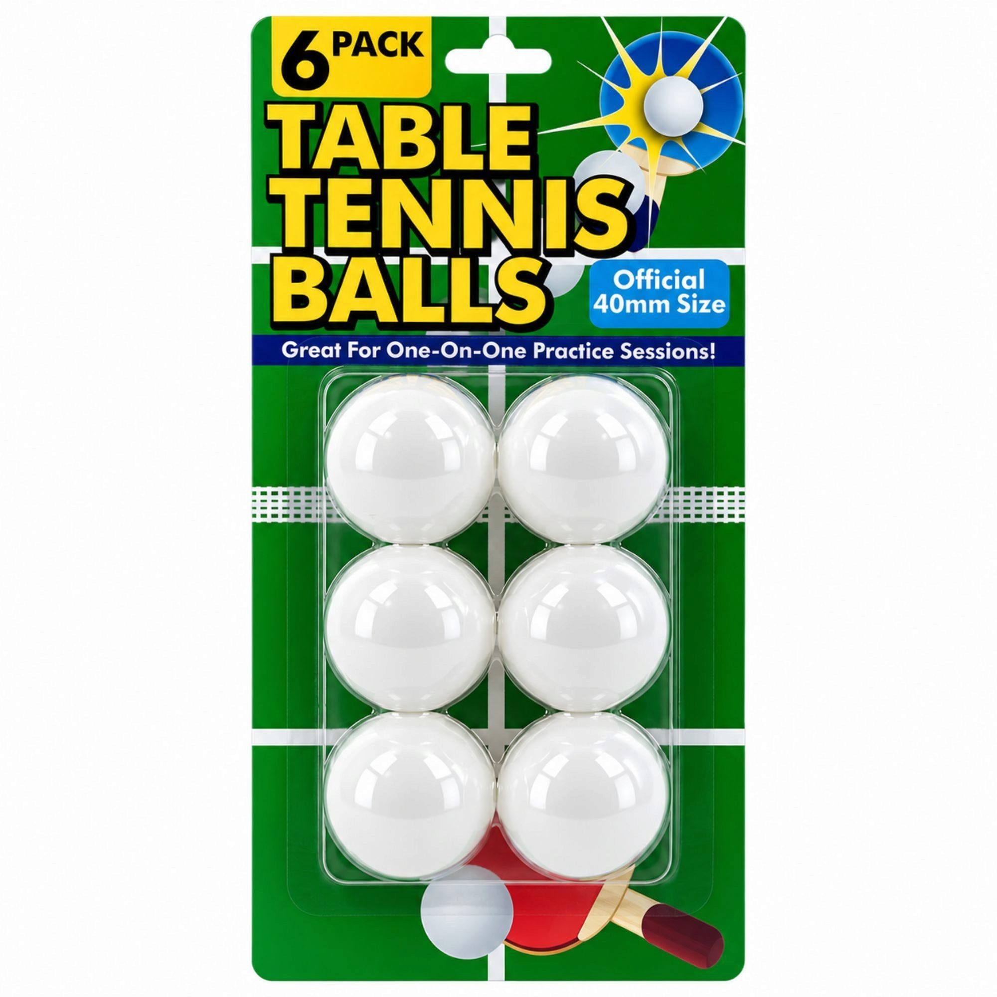 Bulk 24-Pack: Table Tennis Balls Set