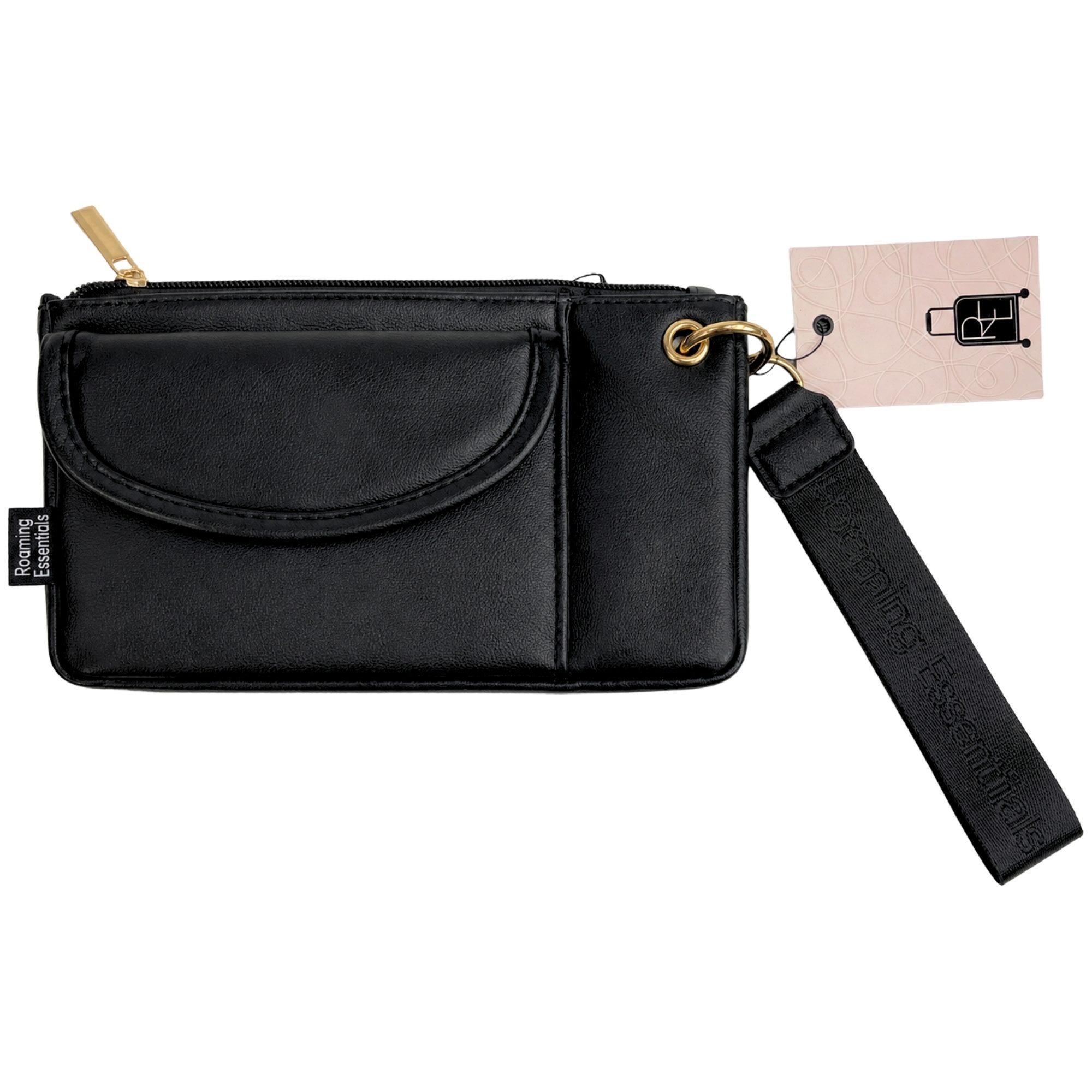 Bulk 15-Pack: Roaming Essentials Black Mini On the Go Pouch