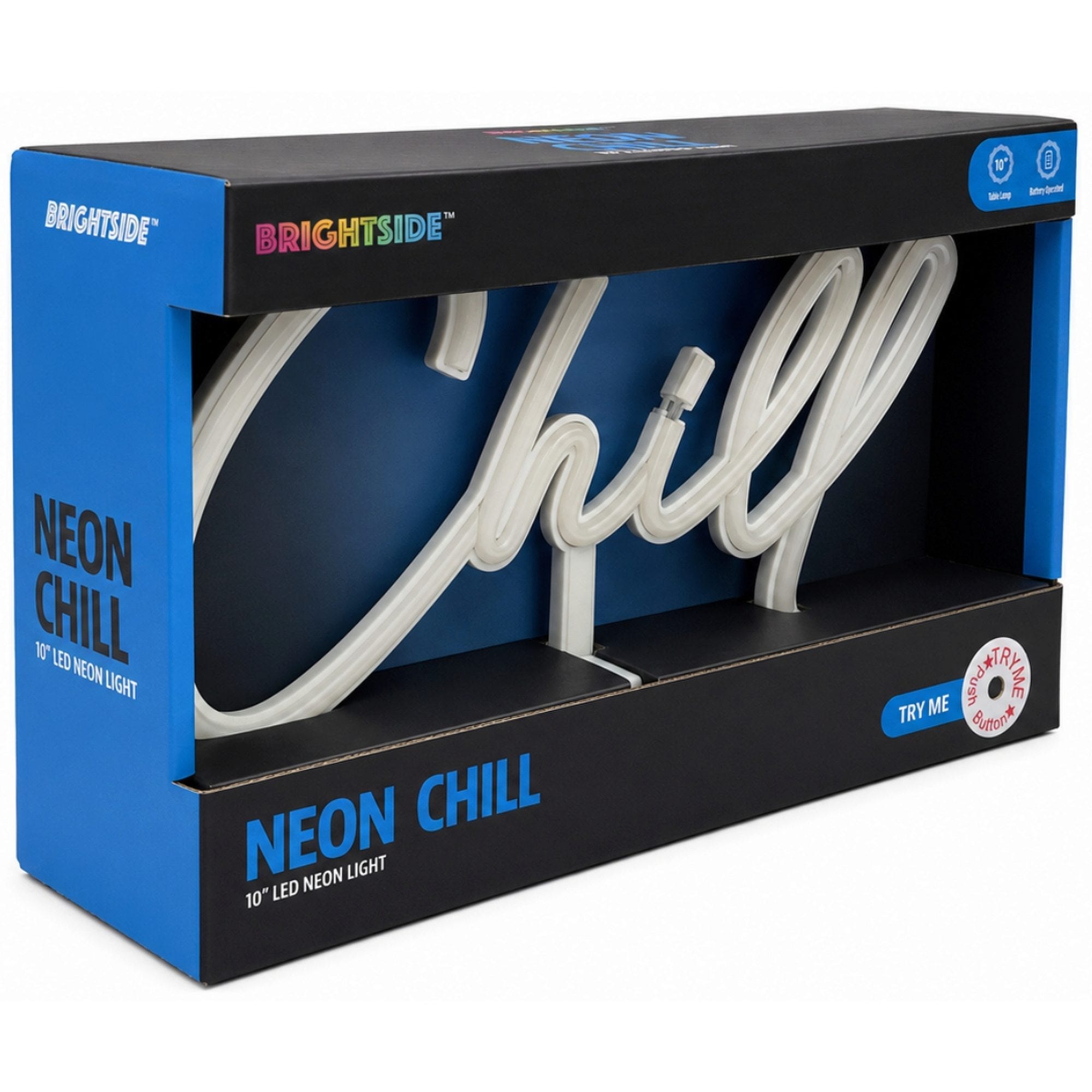Merkury Chill LED Table Light in Neon Blue Neon (pack of 6)