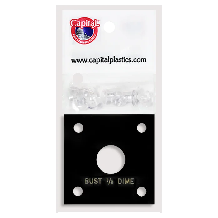 Capital Plastics 144 Coin Holder - Bust 1/2 Dime