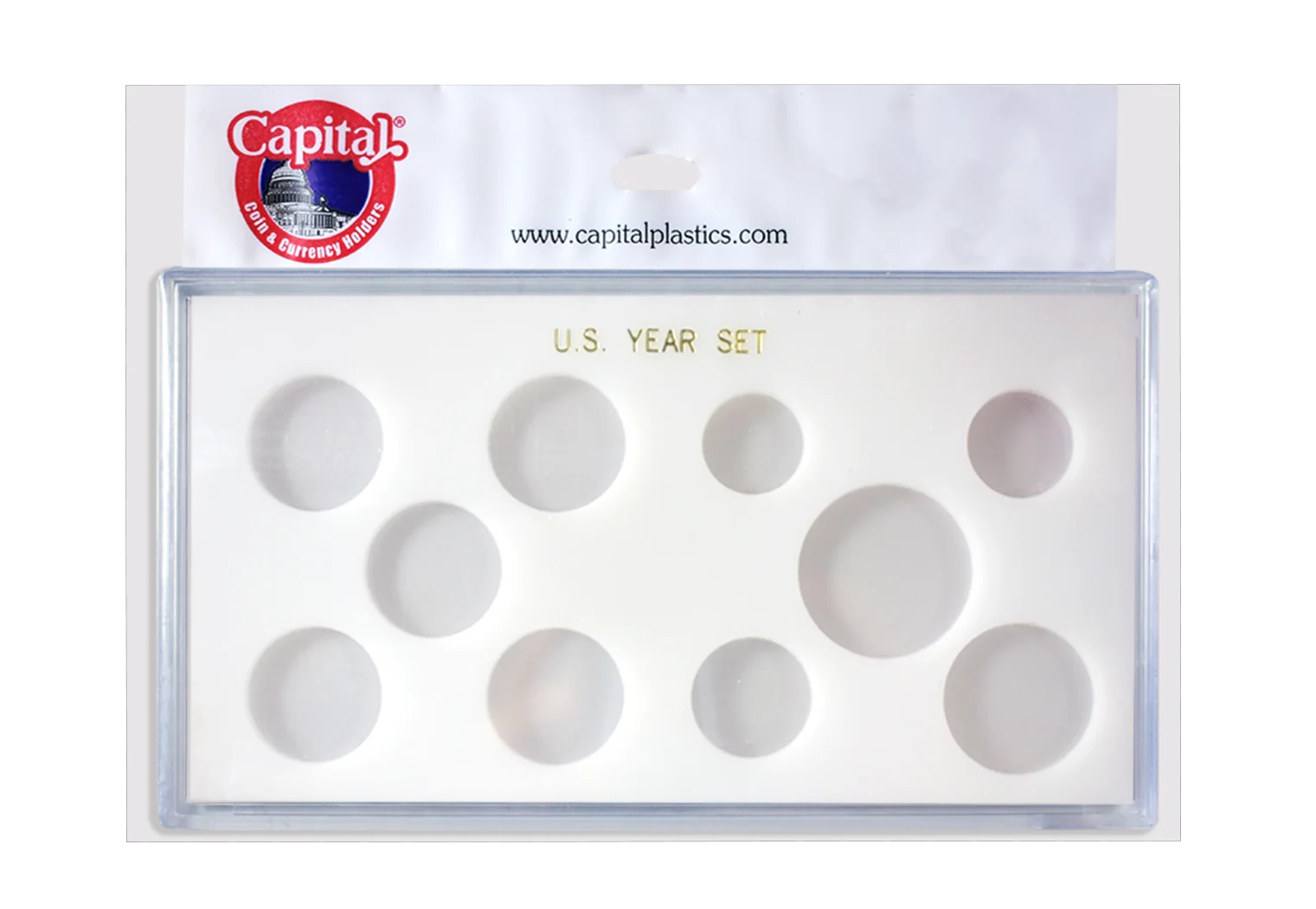 U.S. Year Set (Sacagawea $, Half, Quarters 5, Dime, Nickel, Cent) White