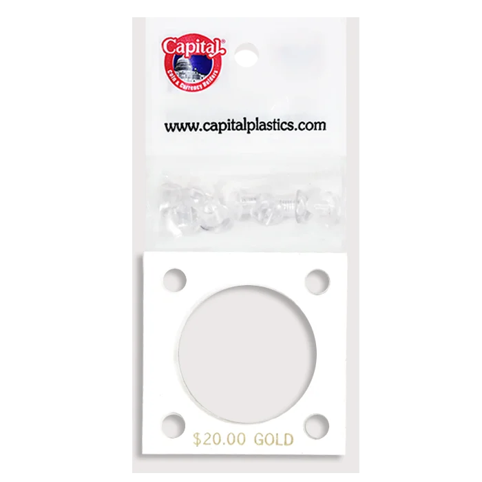 Capital Plastics 144 Coin Holder - $20 Gold