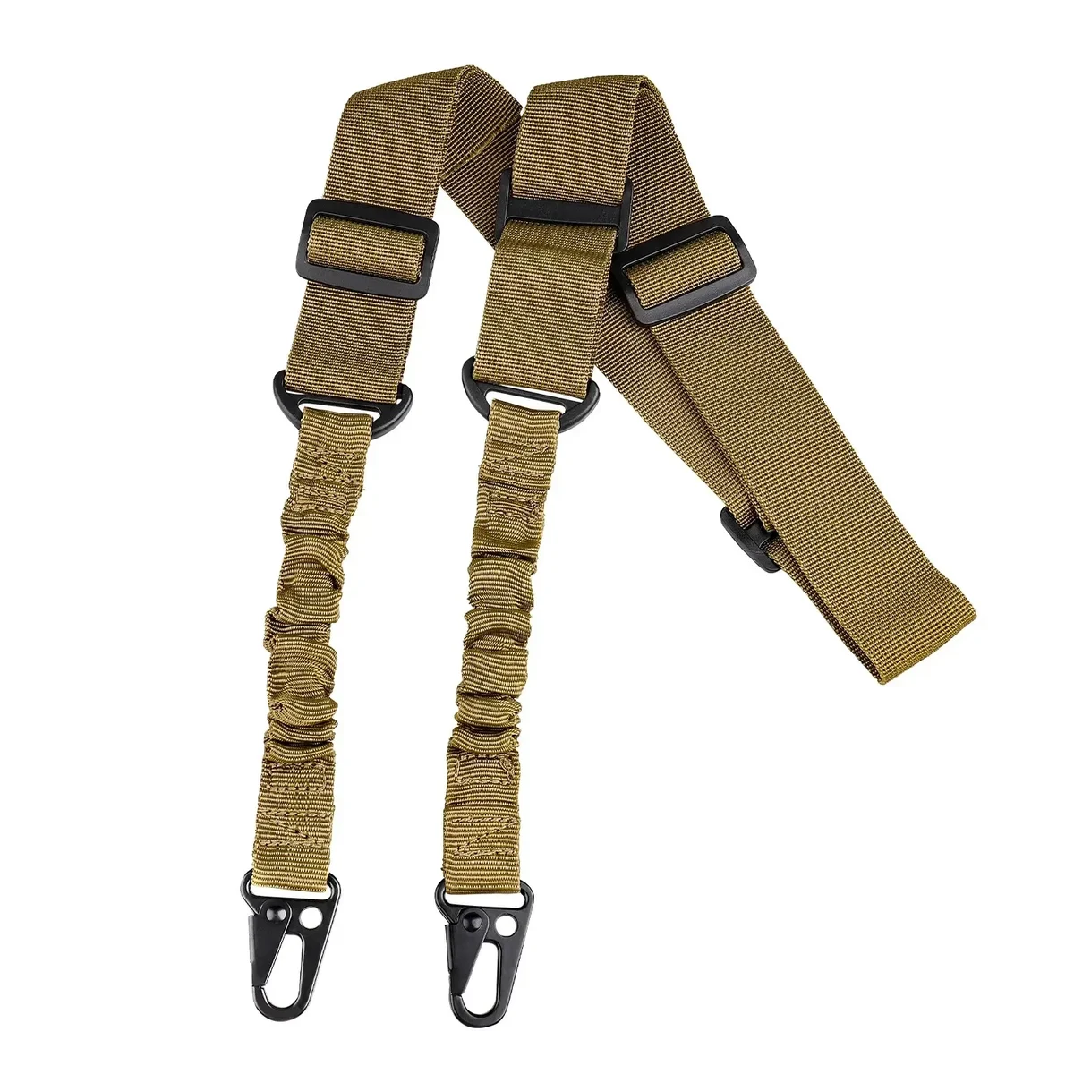 Two-point adjustable sling with swivel hooks, 135 to 175 cm — representative supplier photograph