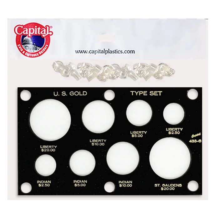 Gold Type Set Lib. 20, 10, 5, 2.50