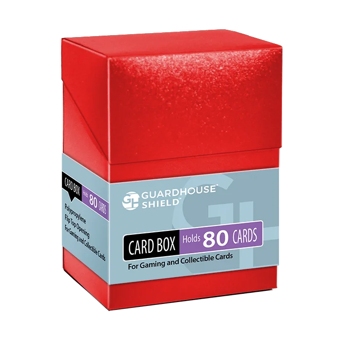 Flip-top Card Box - Red