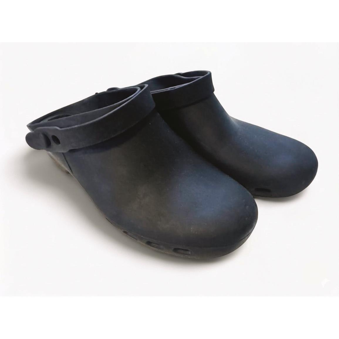 Romanian Military Surplus EVA Hospital Clogs, Black, Used — 6 / Black