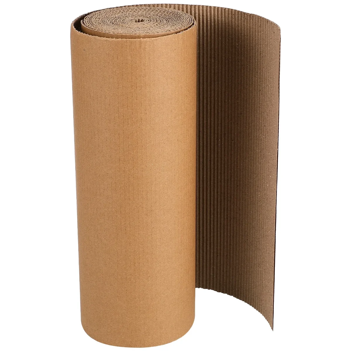 Single-face corrugated cardboard roll, 30.5 cm x 5 m — representative supplier photograph