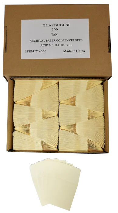 Paper Coin Envelope, Manilla - Qty: 500