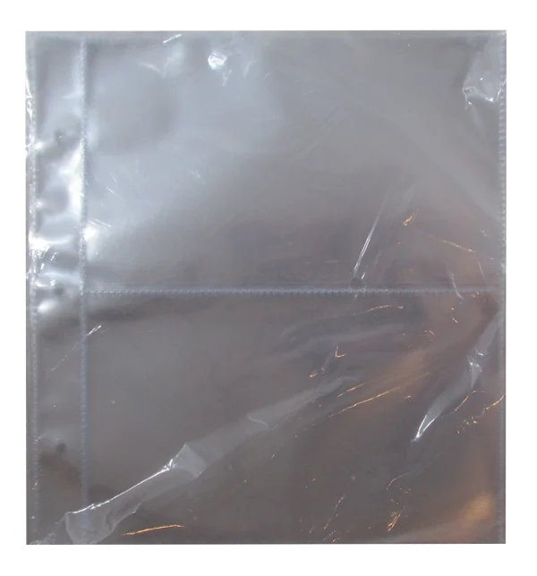 USA Cover Album Pages (Clear) - 2 Pockets