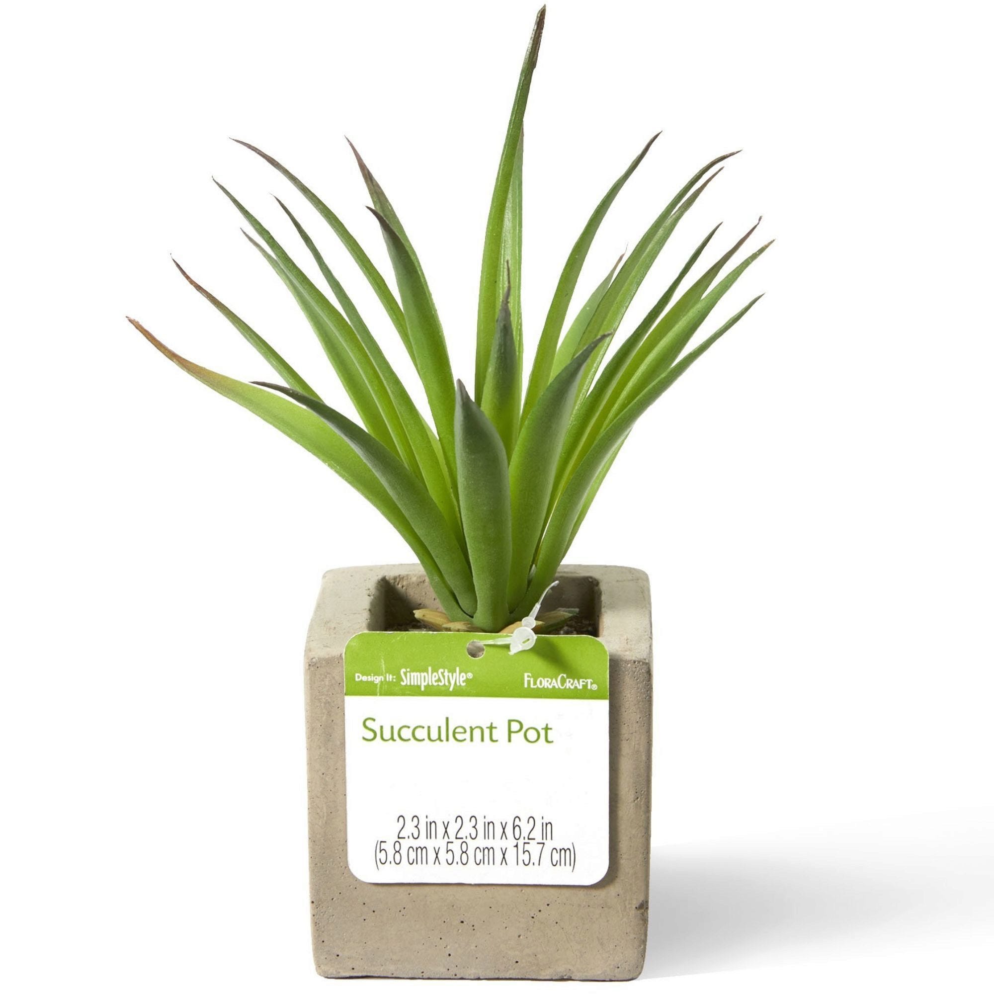 Bulk 16-Pack: Decorative Faux Succulent in Cement Pot