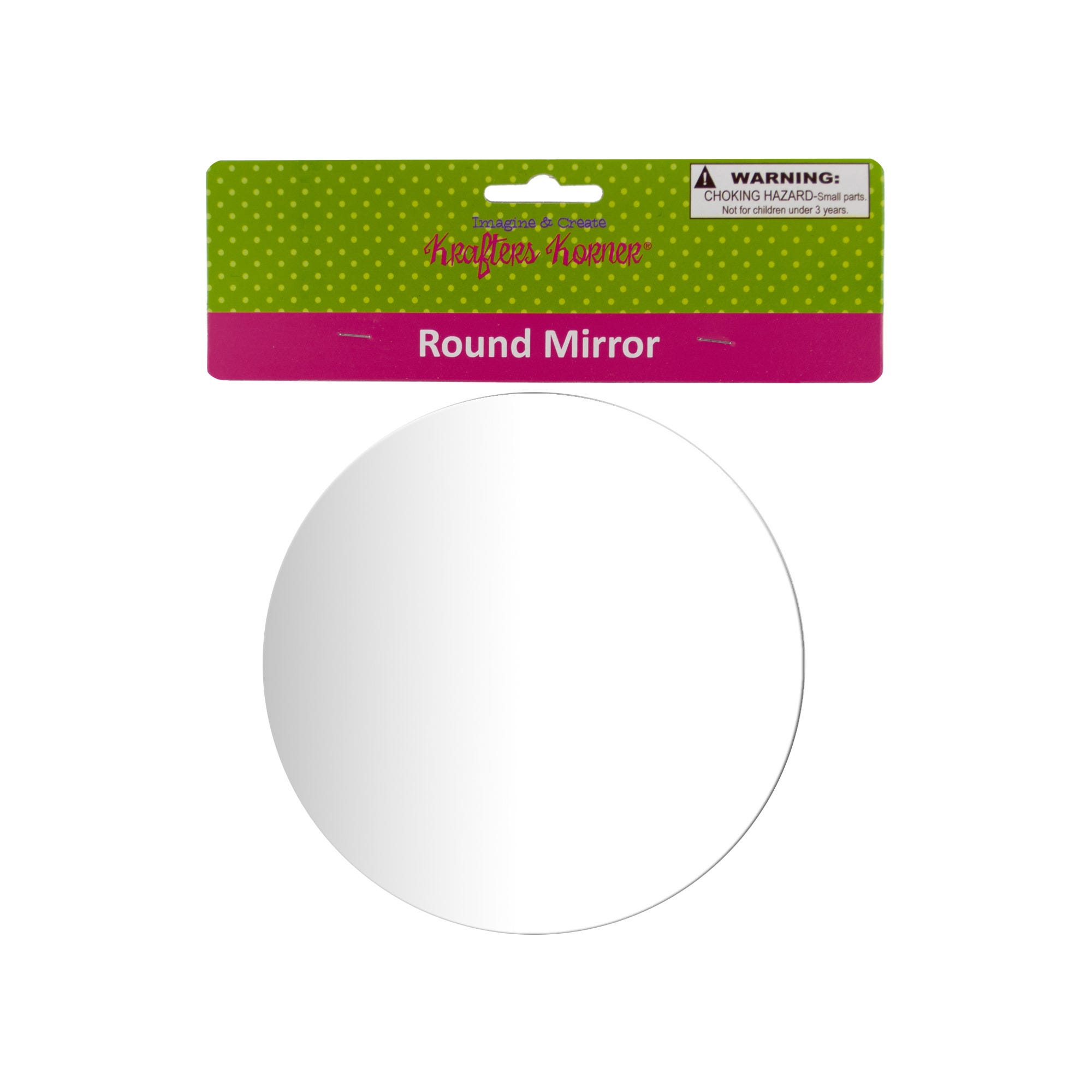 Bulk 48-Pack: Round Craft Mirror