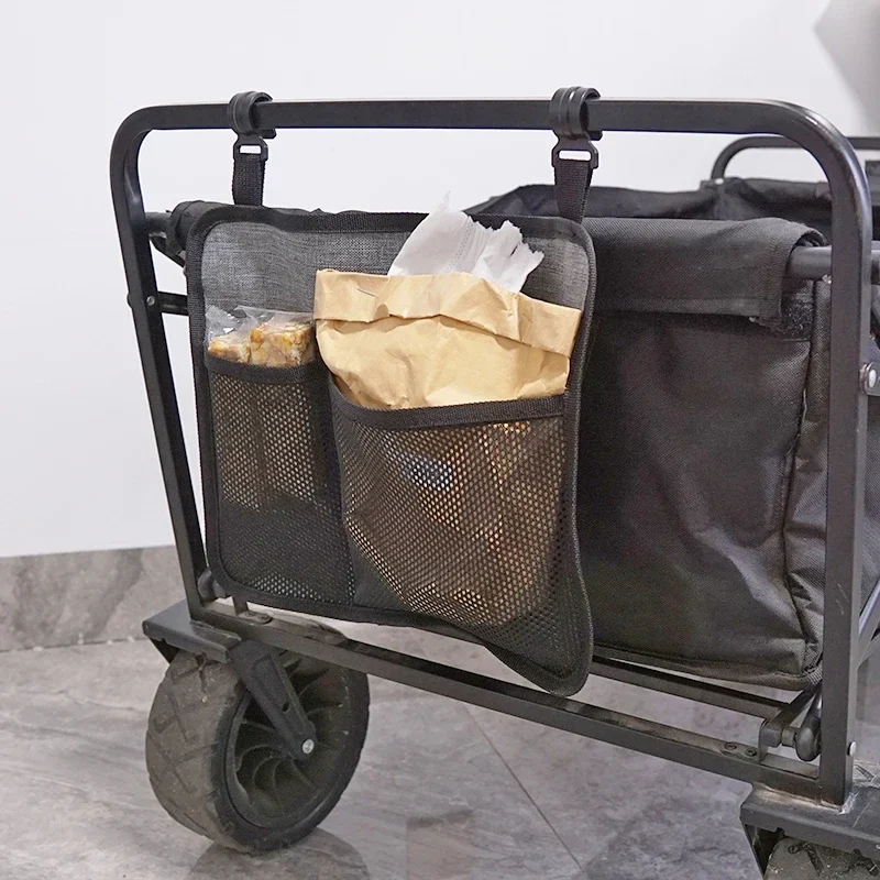 Hanging side storage bag for camping tables and wagons, 32 x 25 cm — representative supplier photograph