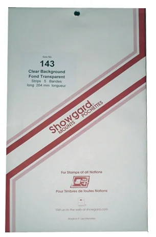 143 Showgard Strips Accomodation Range 264mm (Clear)