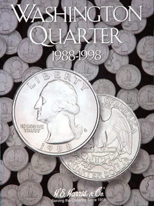 Washington Quarters Folder No. 4 1988-1998