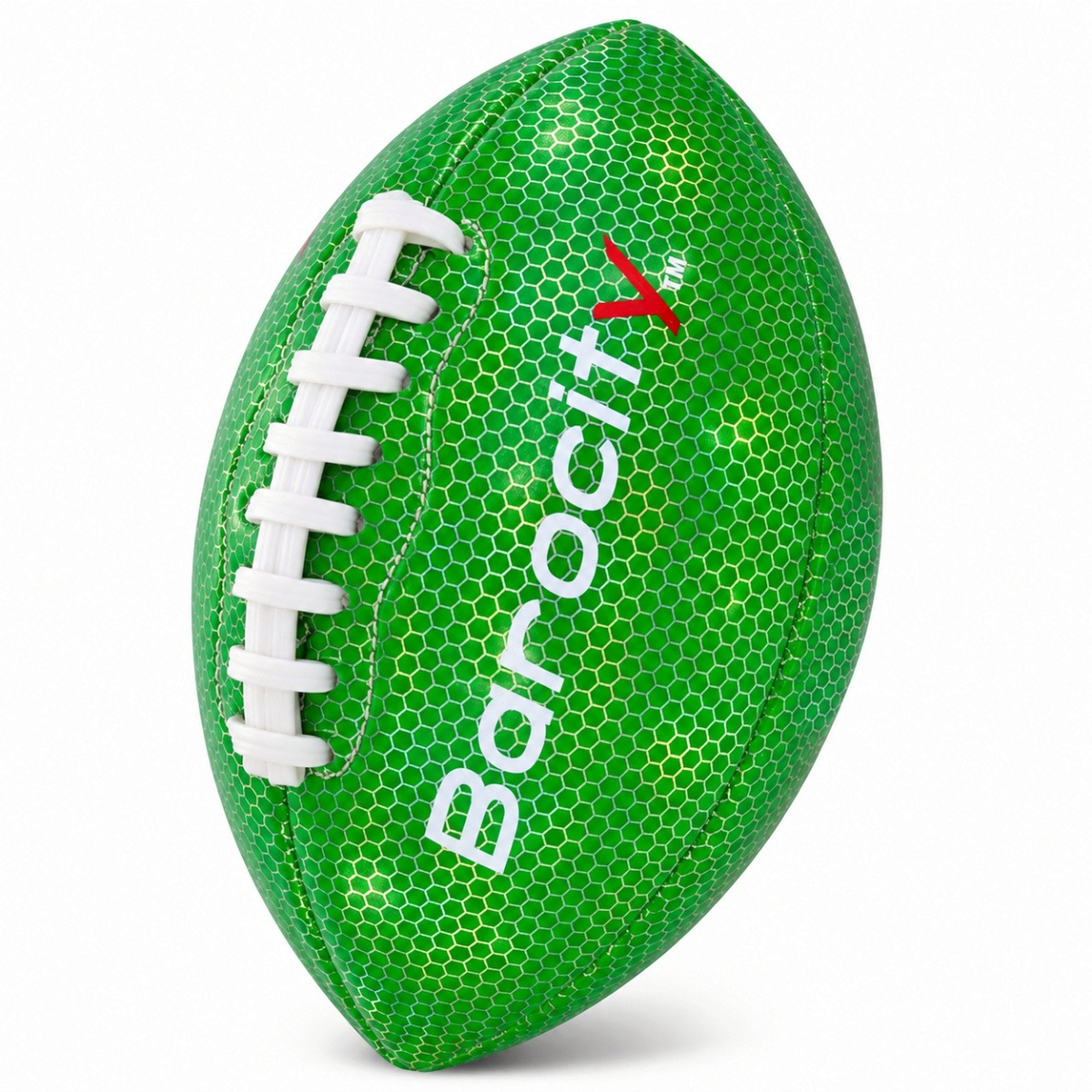 Barocity Green Reflective Rainbow Hex Pattern Football Size 6 (pack of 7)