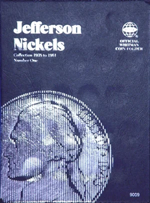 Jefferson Nickel No. 1 Folder, 1938-1961