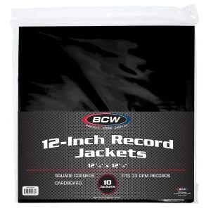 12 Inch Record Paper Jacket-No Hole *LTD STOCK*