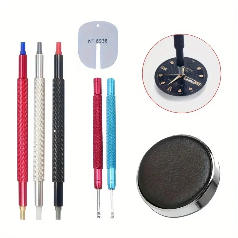Watch hand remover and fitting tool set, 2 to 7 pieces — representative supplier photograph