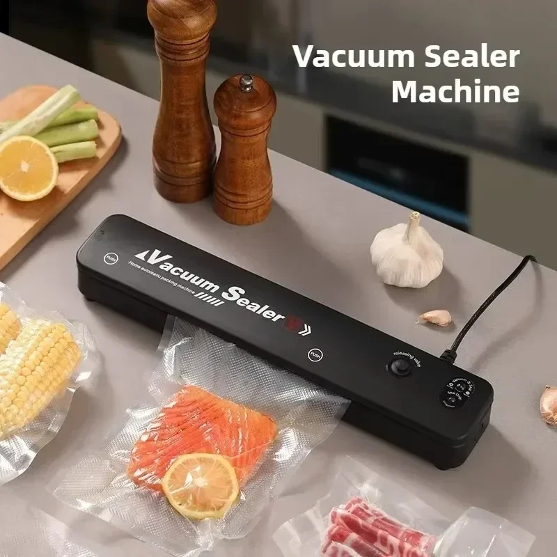 Home vacuum sealer for food bags, US plug — representative supplier photograph