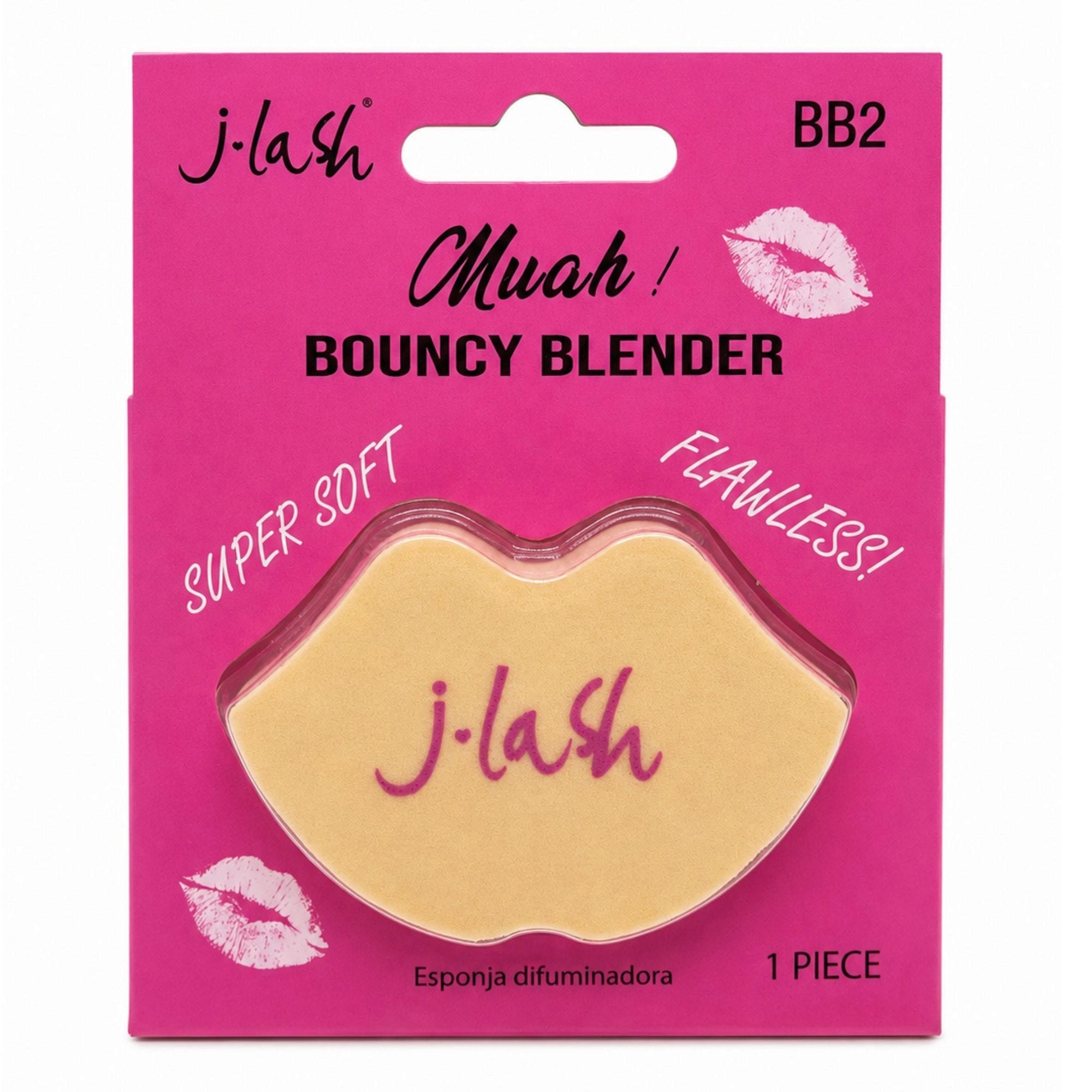 Bulk 49-Pack: J-Lash Nude Lip Bouncy Blender Makeup Sponge