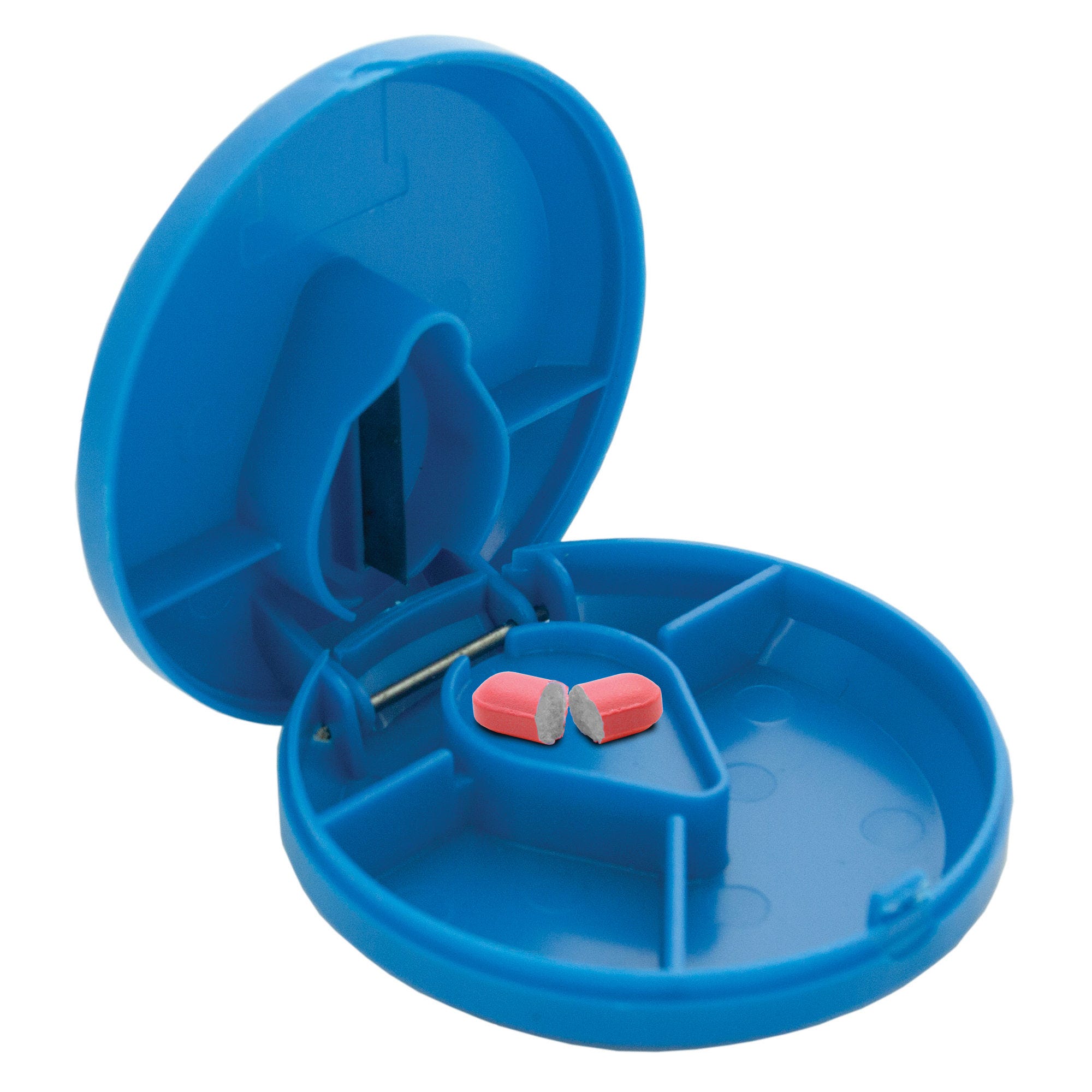 Bulk 24-Pack: 2 in 1 Pocket Tablet Cutter with Storage
