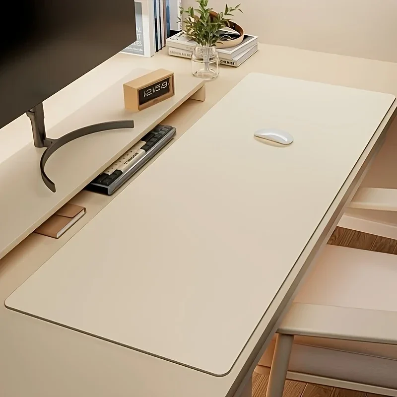 Large faux leather desk pad and mouse mat, 60 x 30 or 90 x 40 cm — representative supplier photograph