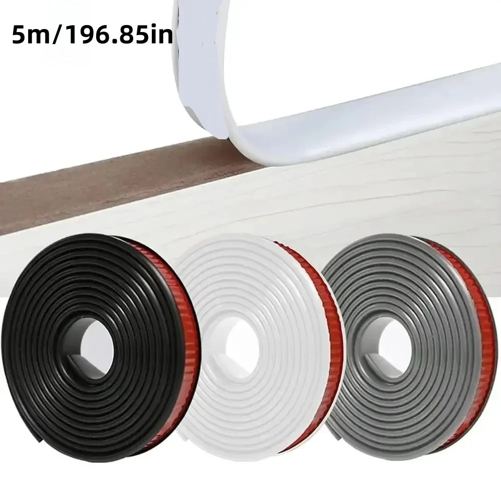 Self-adhesive U-shaped PVC edge banding strip, 5 m — representative supplier photograph