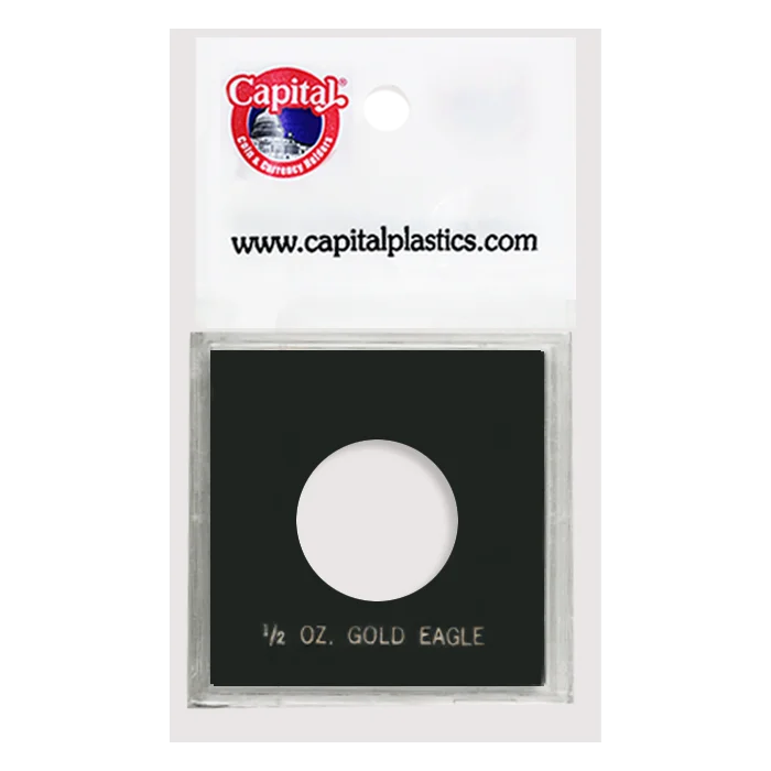 Capital Plastics Caps Coin Holder - 1/2 oz. Eagle