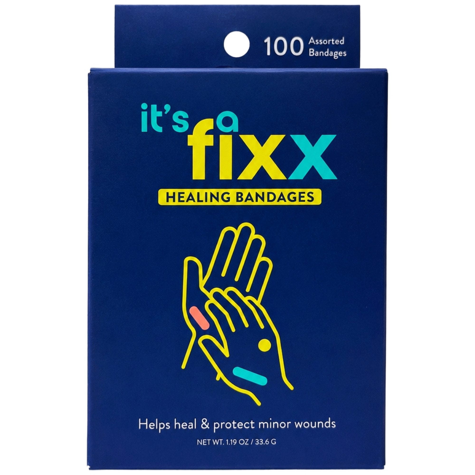 Bulk 18-Pack: It’s a Fixx 100 Count Assorted Healing Bandages