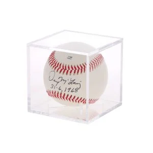 Baseball Showcase with Built-In Stand - UV