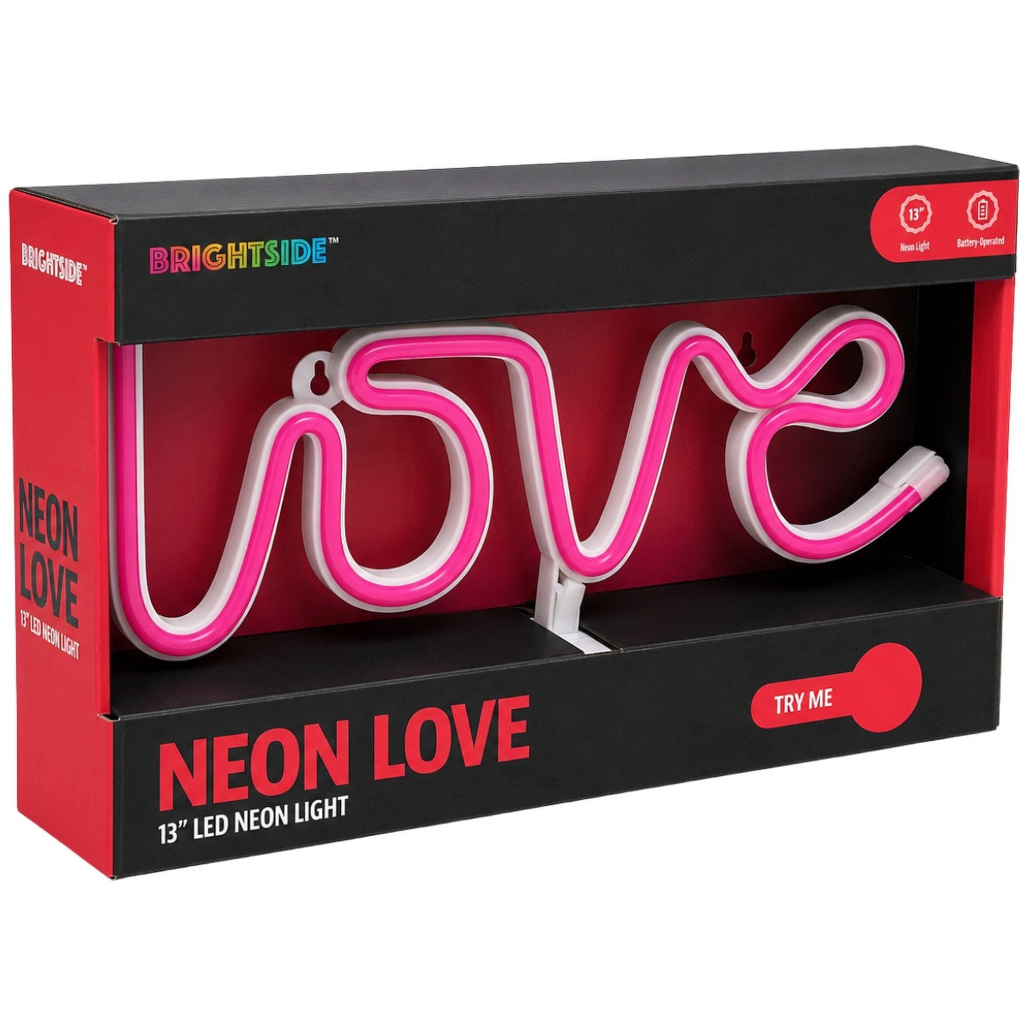 Merkury Love LED Neon Light Stand in Neon Pink (pack of 6)