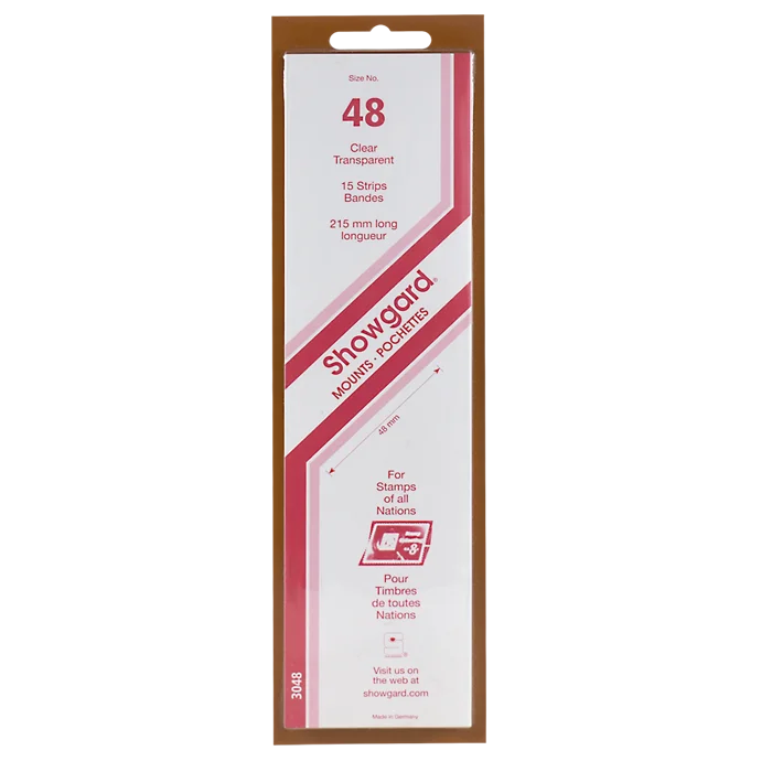 Showgard Mounts - 215mm Strips (Clear) - 48x215mm