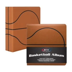 3 in. Album-Basketball Collectors-Premium Brown